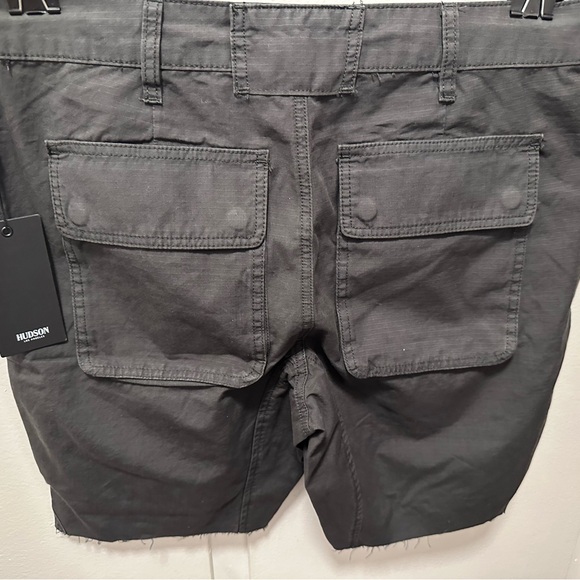 Hudson Jeans Charcoal Cargo Shorts - Picture 2 of 3